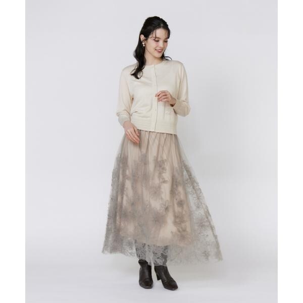 マーリエ ル カセット（Maglie le cassetto）/《大きいサイズ》LOVER Basicカーディガン