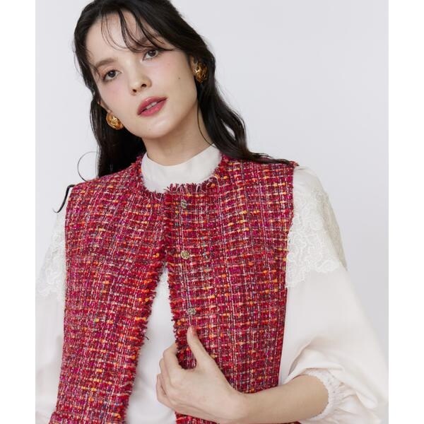 マーリエ ル カセット（Maglie le cassetto）/《M Maglie le cassetto》カンポーレツイードジレ