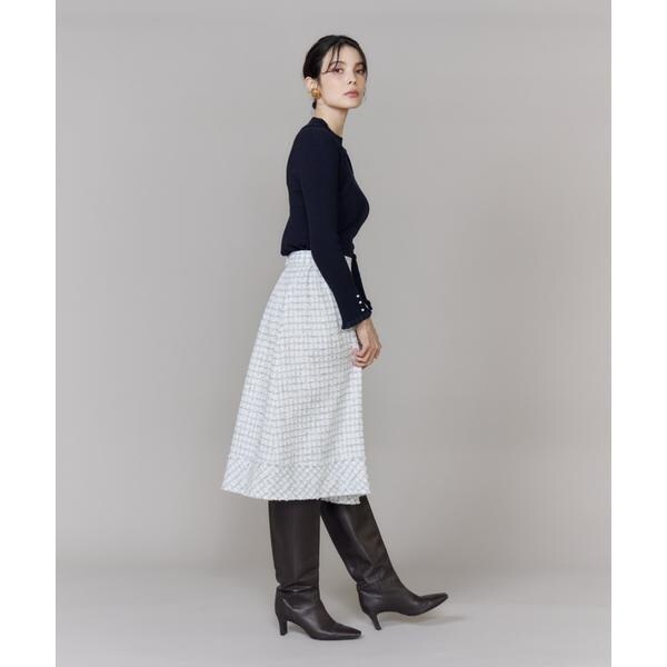 マーリエ ル カセット（Maglie le cassetto）/《大きいサイズ》ハイネックリブプルオーバー