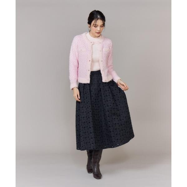 マーリエ ル カセット（Maglie le cassetto）/《大きいサイズ》ハイネックリブプルオーバー