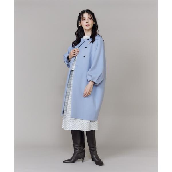 マーリエ ル カセット（Maglie le cassetto）/《大きいサイズ》ダブル釦袖ボリュームコート