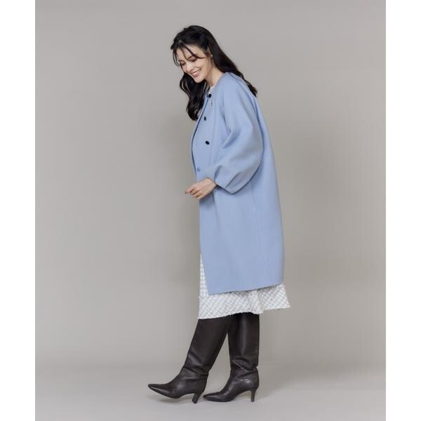 マーリエ ル カセット（Maglie le cassetto）/《大きいサイズ》ダブル釦袖ボリュームコート