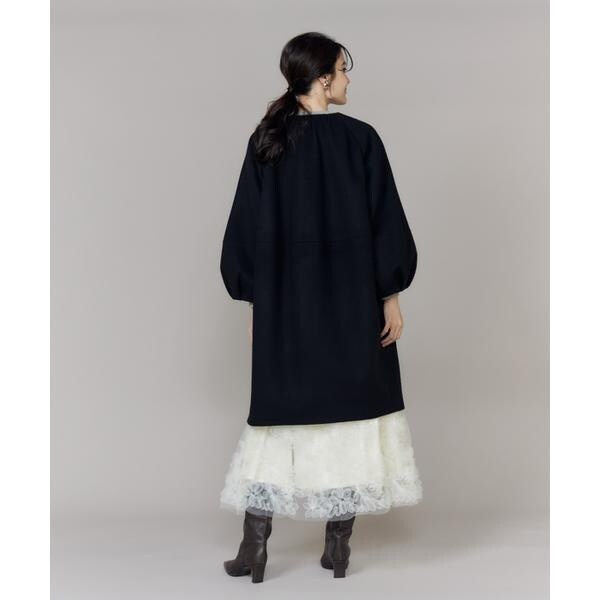 マーリエ ル カセット（Maglie le cassetto）/《大きいサイズ》ダブル釦袖ボリュームコート