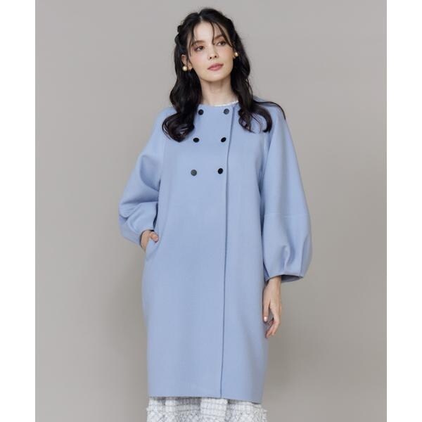 マーリエ ル カセット（Maglie le cassetto）/《大きいサイズ》ダブル釦袖ボリュームコート