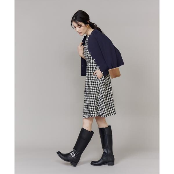 マーリエ ル カセット（Maglie le cassetto）/《大きいサイズ》ファースリーブニットプルオーバー