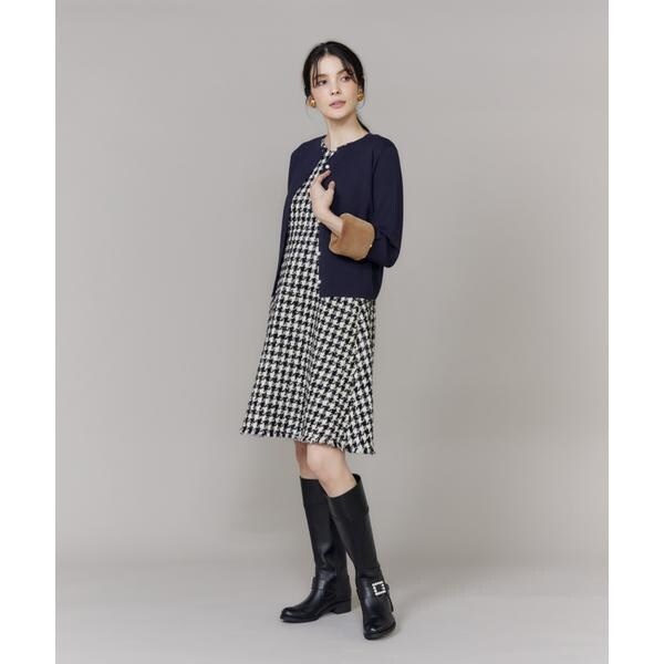 マーリエ ル カセット（Maglie le cassetto）/《大きいサイズ》ファースリーブニットプルオーバー