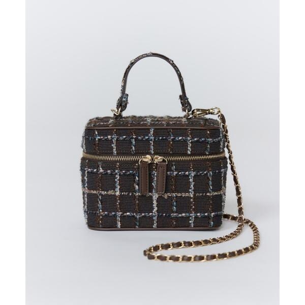 マーリエ ル カセット（Maglie le cassetto）/《M Maglie le cassetto》LINTONツイードバニティバッグ