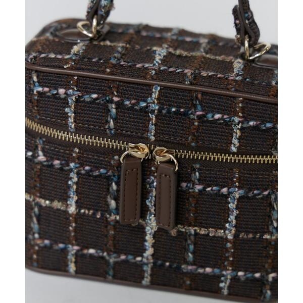 マーリエ ル カセット（Maglie le cassetto）/《M Maglie le cassetto》LINTONツイードバニティバッグ