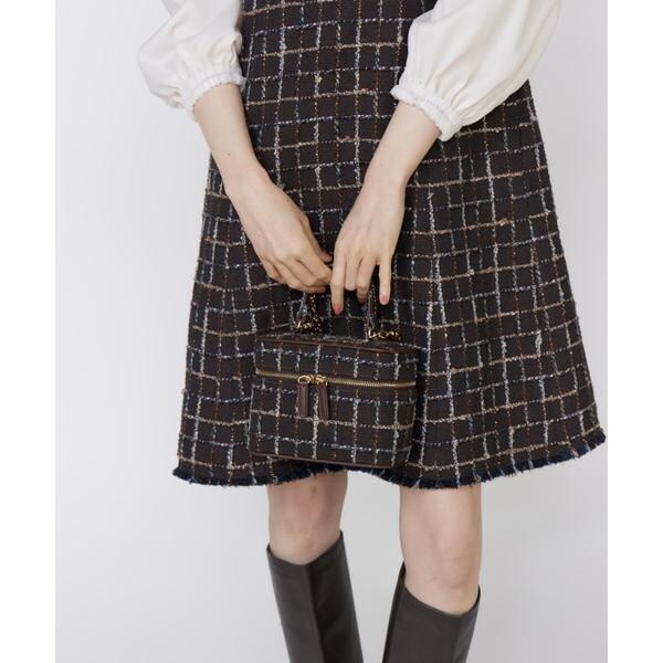 マーリエ ル カセット（Maglie le cassetto）/《M Maglie le cassetto》LINTONツイードバニティバッグ