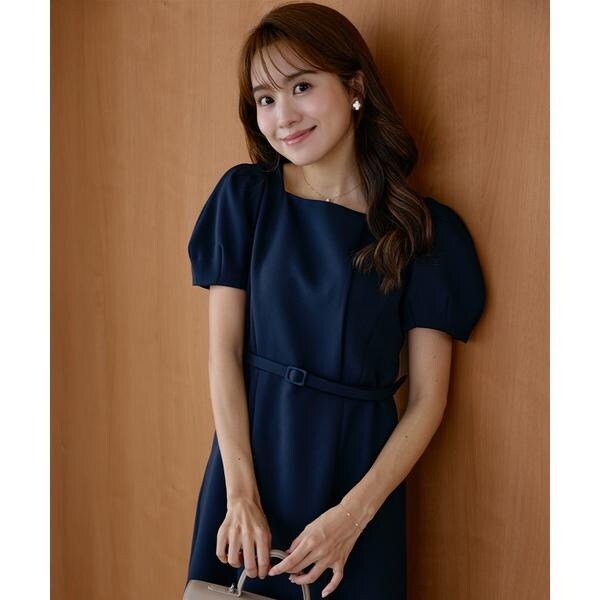 マーリエ ル カセット（Maglie le cassetto）/《曽田茉莉江コラボ》“艶めく”クラシカルワンピース