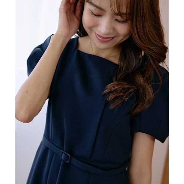 マーリエ ル カセット（Maglie le cassetto）/《曽田茉莉江コラボ》“艶めく”クラシカルワンピース