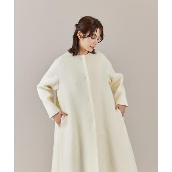マーリエ ル カセット（Maglie le cassetto）/モヘヤテントラインコート《WEB限定》