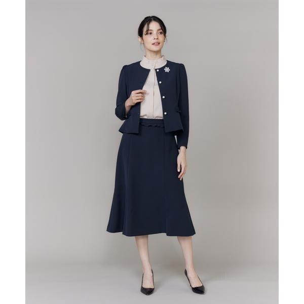 【NEW】マーリエ ル カセット（Maglie le cassetto）/《大きいサイズ》フリルジャケット《M Maglie le cassetto》