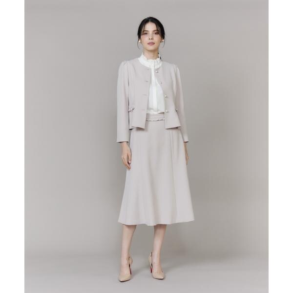 【NEW】マーリエ ル カセット（Maglie le cassetto）/《大きいサイズ》フリルジャケット《M Maglie le cassetto》