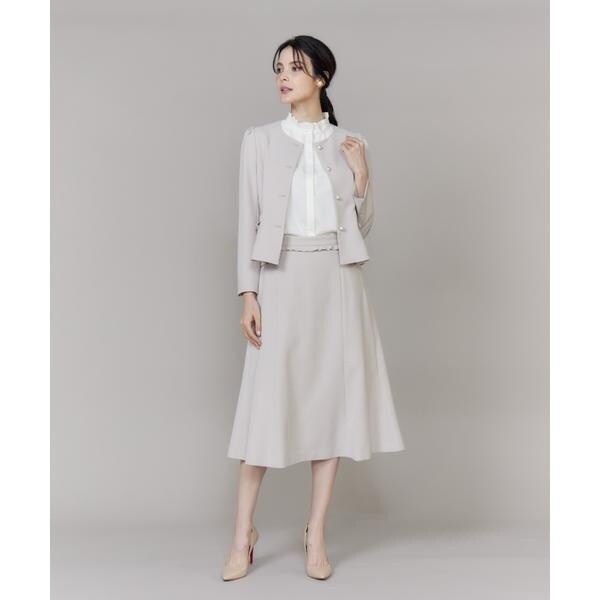 【NEW】マーリエ ル カセット（Maglie le cassetto）/《大きいサイズ》フリルジャケット《M Maglie le cassetto》