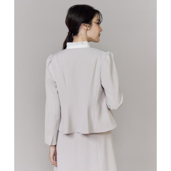 【NEW】マーリエ ル カセット（Maglie le cassetto）/《大きいサイズ》フリルジャケット《M Maglie le cassetto》