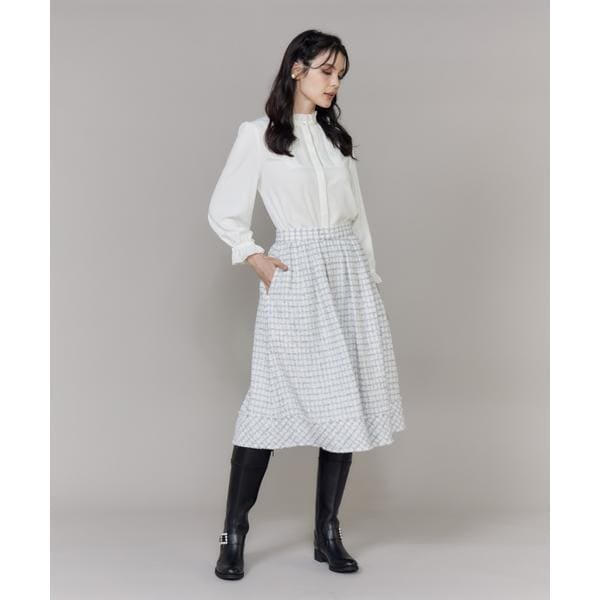 【NEW】マーリエ ル カセット（Maglie le cassetto）/《M Maglie le cassetto》ピコフリルブラウス