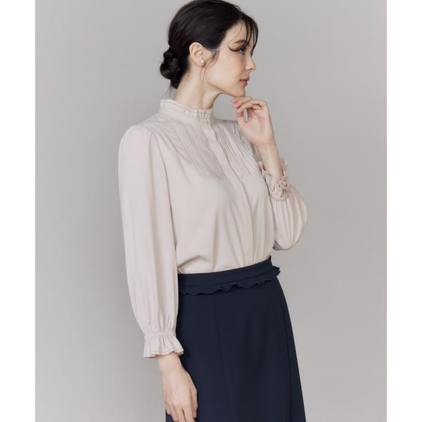 【NEW】マーリエ ル カセット（Maglie le cassetto）/《M Maglie le cassetto》ピコフリルブラウス