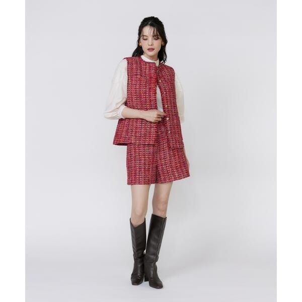 【NEW】マーリエ ル カセット（Maglie le cassetto）/《M Maglie le cassetto》カンポーレツイードキュロット