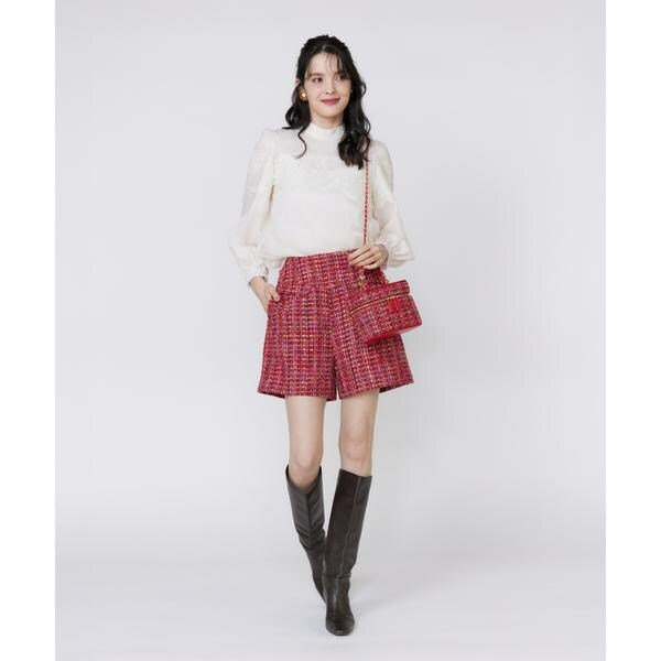 【NEW】マーリエ ル カセット（Maglie le cassetto）/《M Maglie le cassetto》カンポーレツイードキュロット