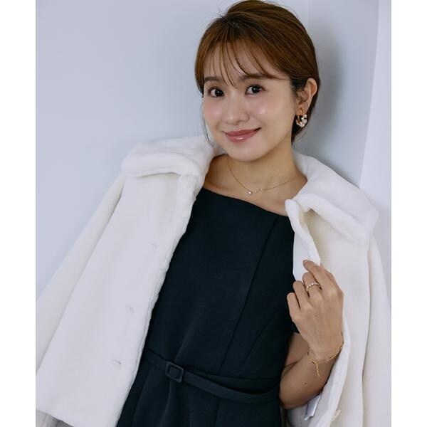 【NEW】マーリエ ル カセット（Maglie le cassetto）/《プラスサイズ》《曽田茉莉江コラボ》“艶めく”クラシカルワンピース