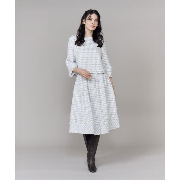 【NEW】マーリエ ル カセット（Maglie le cassetto）/《M Maglie le cassetto》艶めきツィードスカート