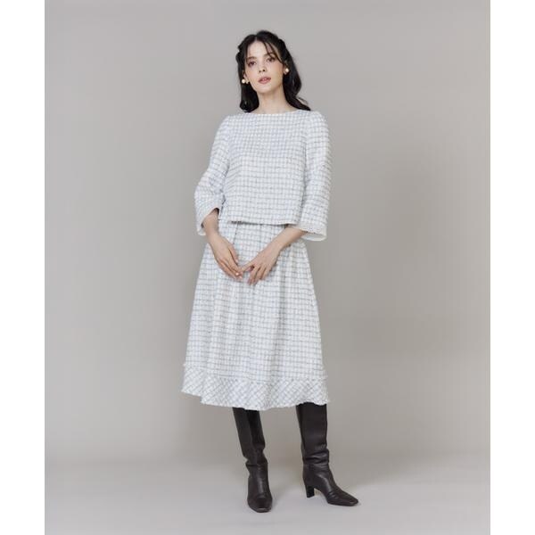 【NEW】マーリエ ル カセット（Maglie le cassetto）/《M Maglie le cassetto》艶めきツィードスカート