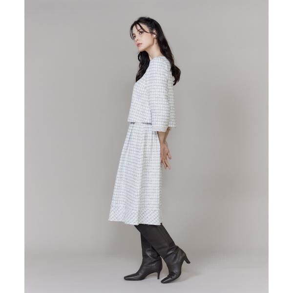 【NEW】マーリエ ル カセット（Maglie le cassetto）/《M Maglie le cassetto》艶めきツィードスカート