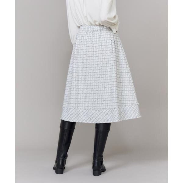 【NEW】マーリエ ル カセット（Maglie le cassetto）/《M Maglie le cassetto》艶めきツィードスカート