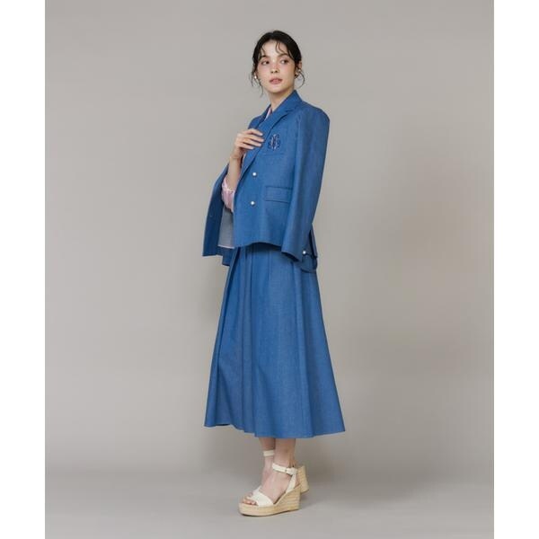 マーリエ ル カセット（Maglie le cassetto）/《WEB・POPUP限定》サスペンダー付きデニムタックスカート《M Maglie le casset_7