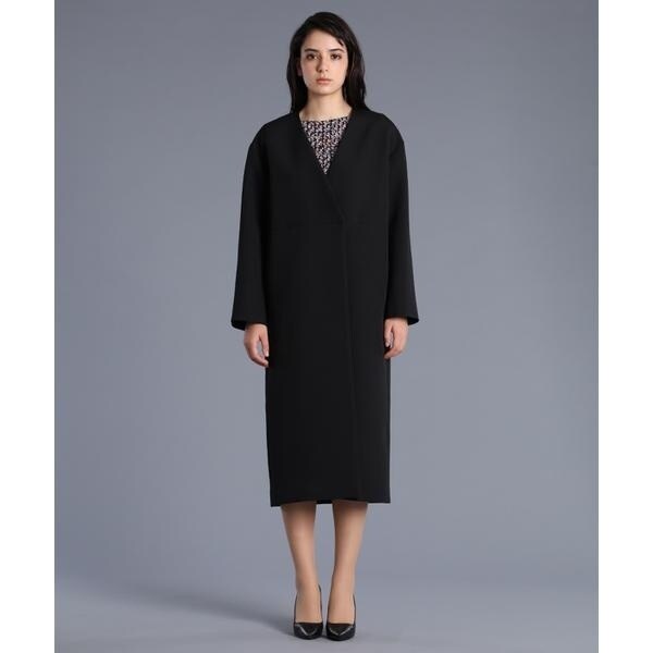 マーリエ ル カセット（Maglie le cassetto）/《M Maglie le cassetto》ノーカラーダブルブレステッドコート