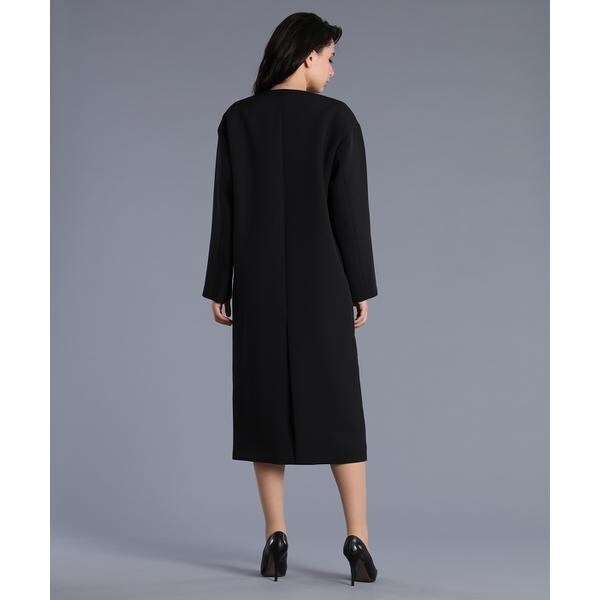 マーリエ ル カセット（Maglie le cassetto）/《M Maglie le cassetto》ノーカラーダブルブレステッドコート