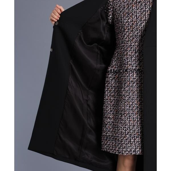 マーリエ ル カセット（Maglie le cassetto）/《M Maglie le cassetto》ノーカラーダブルブレステッドコート