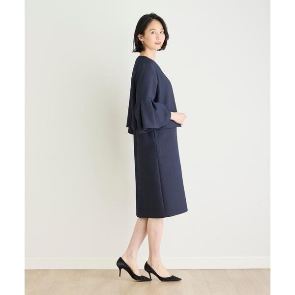 セブンアイディコンセプト（7ID concept）/《大きいサイズ》フクレジャカードワンピース