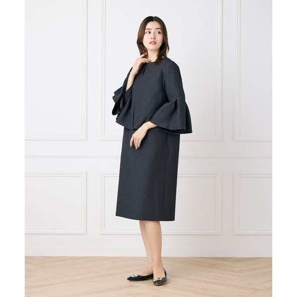 セブンアイディコンセプト（7ID concept）/《大きいサイズ》フクレジャカードワンピース