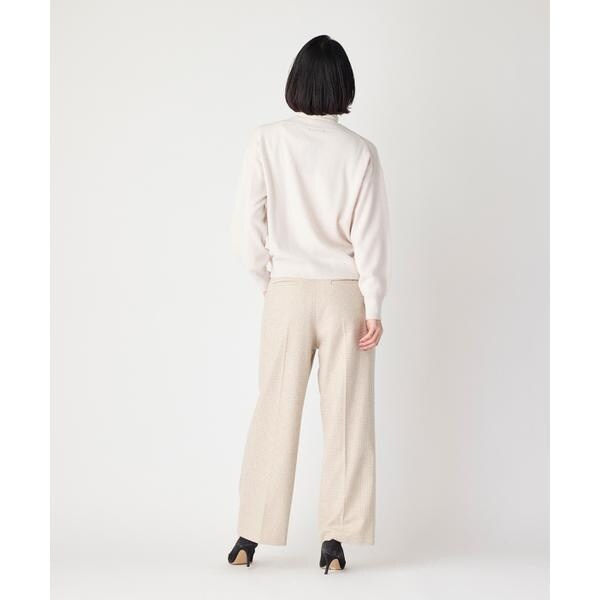 セブンアイディコンセプト（7ID concept）/《大きいサイズ》千鳥チェックストレートパンツ