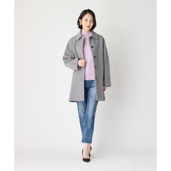 セブンアイディコンセプト（7ID concept）/《大きいサイズ》ステンカラーコート《Super110’s Wool》の通販は