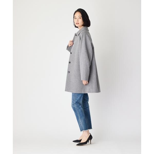 セブンアイディコンセプト（7ID concept）/《大きいサイズ》ステンカラーコート《Super110’s Wool》の通販は