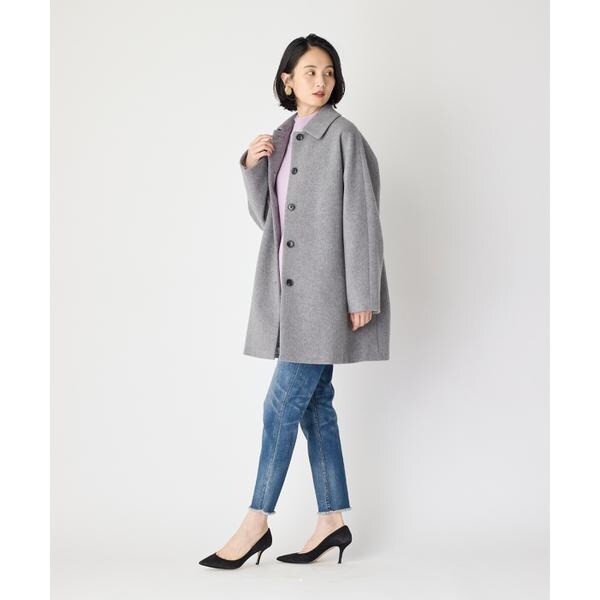 セブンアイディコンセプト（7ID concept）/《大きいサイズ》ステンカラーコート《Super110’s Wool》の通販は