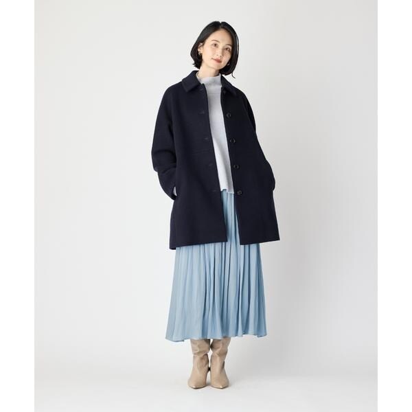 セブンアイディコンセプト（7ID concept）/《大きいサイズ》ステンカラーコート《Super110’s Wool》の通販は