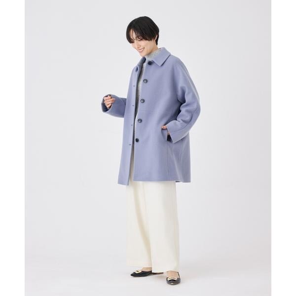 セブンアイディコンセプト（7ID concept）/《大きいサイズ》ステンカラーコート《Super110’s Wool》の通販は