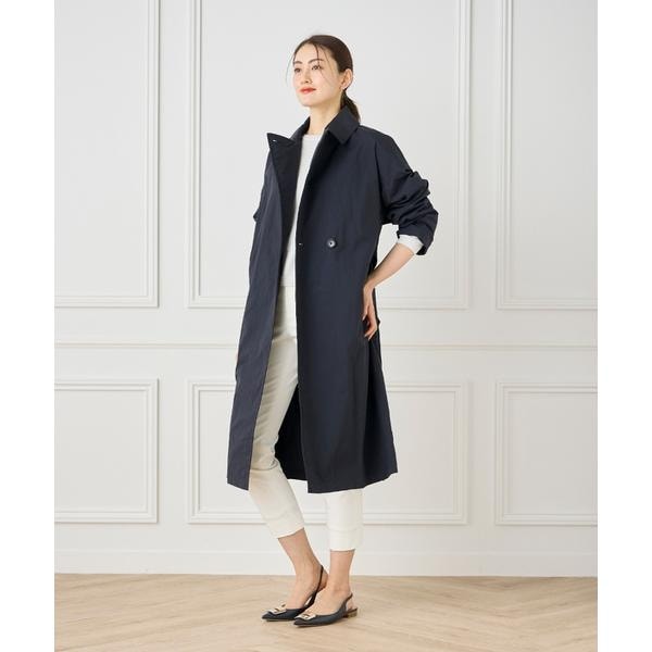 セブンアイディコンセプト（7ID concept）/《大きいサイズ》ナイロンタッサートレンチコート