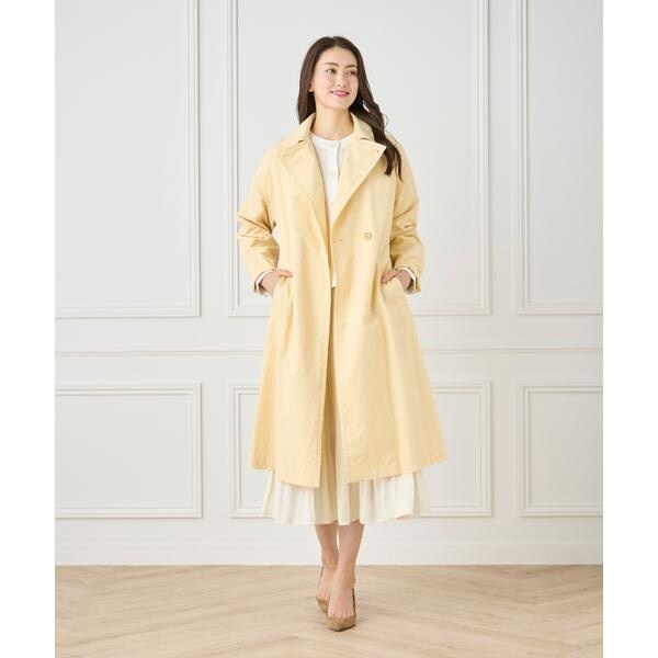 セブンアイディコンセプト（7ID concept）/《大きいサイズ》ナイロンタッサートレンチコート