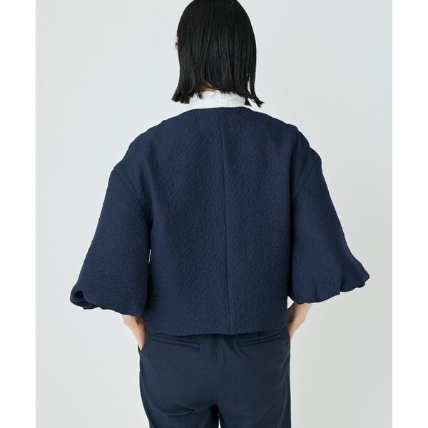 セブンアイディコンセプト（7ID concept）/《大きいサイズ》バルーンスリーブJQブルゾン