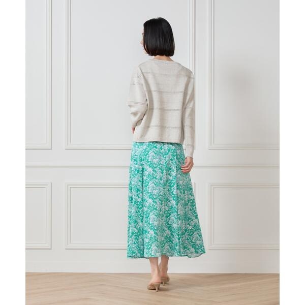 セブンアイディコンセプト（7ID concept）/《大きいサイズ》切り替えマーメイドスカート