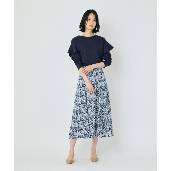 セブンアイディコンセプト（7ID concept）/《大きいサイズ》切り替えマーメイドスカート