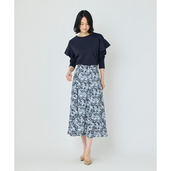 セブンアイディコンセプト（7ID concept）/《大きいサイズ》切り替えマーメイドスカート