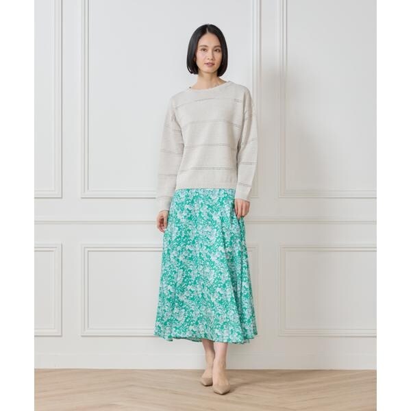 セブンアイディコンセプト（7ID concept）/《大きいサイズ》切り替えマーメイドスカート