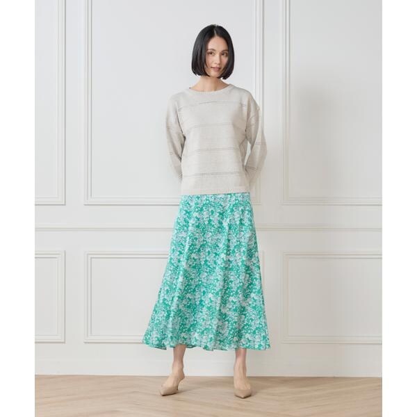 セブンアイディコンセプト（7ID concept）/《大きいサイズ》切り替えマーメイドスカート