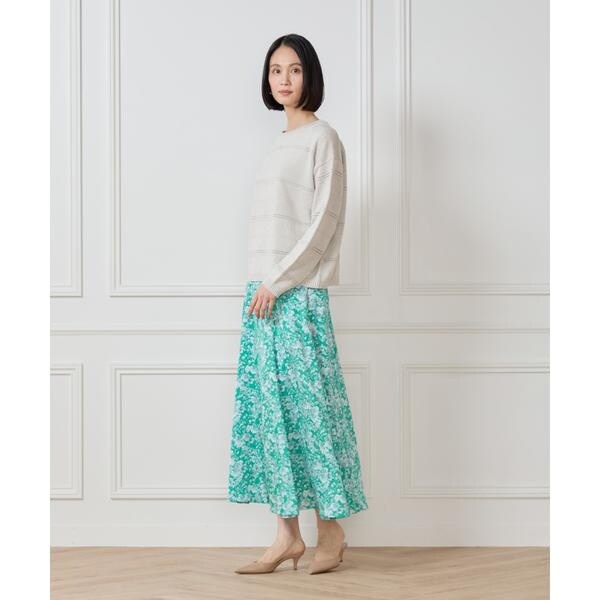 セブンアイディコンセプト（7ID concept）/《大きいサイズ》切り替えマーメイドスカート